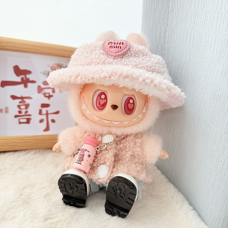 [Clothes only] First and second generation Labubu clothes pendant Labubu baby clothes, buttons, rings, vest suits, hats are cute.