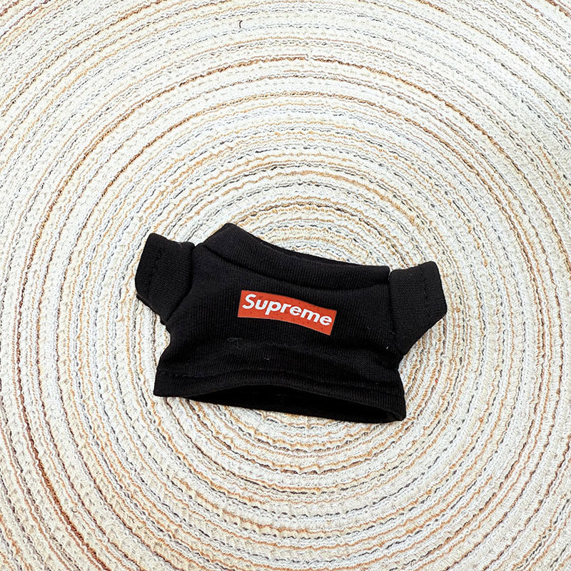 [Clothes only] First and second generation Labubu clothes pendant Labubu sitting baby clothes triangle overalls set tide