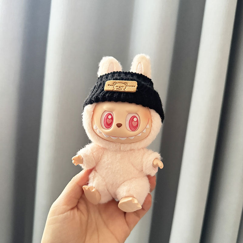 [Clothes only] First and second generation keychain Labubu clothes pendant Rab cloth button sweater jeans set cute