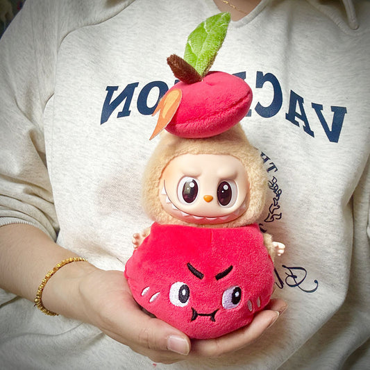 [Clothes only] First and second generation keychain Labubu clothes pendant Labubu cloth for red apple bread clothes set