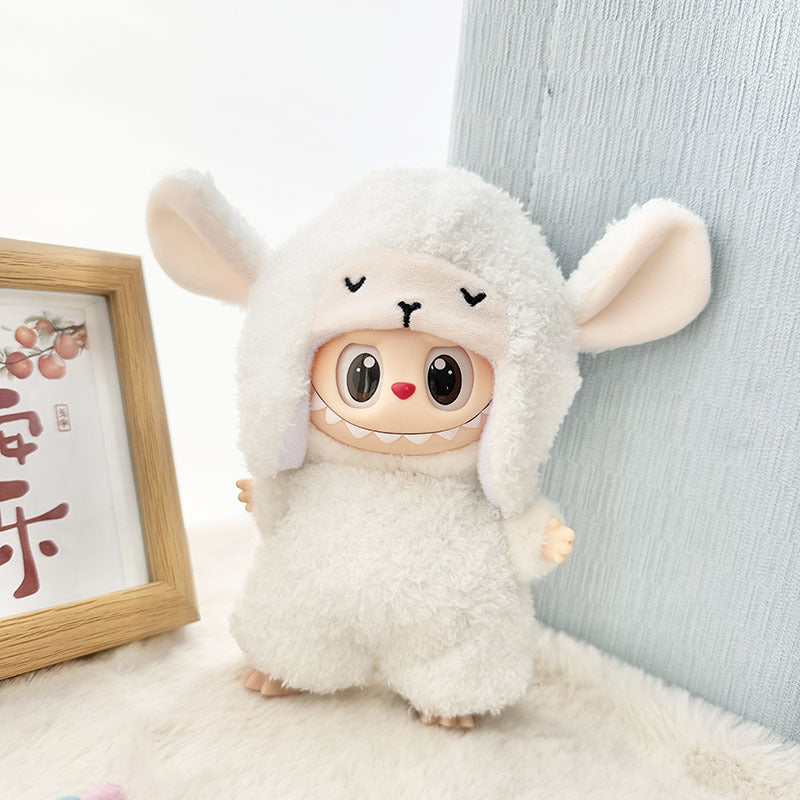 [Clothes only] 1st/2nd generation Labubu clothes pendant Labubu sitting party baby clothes plush little sheep clothes