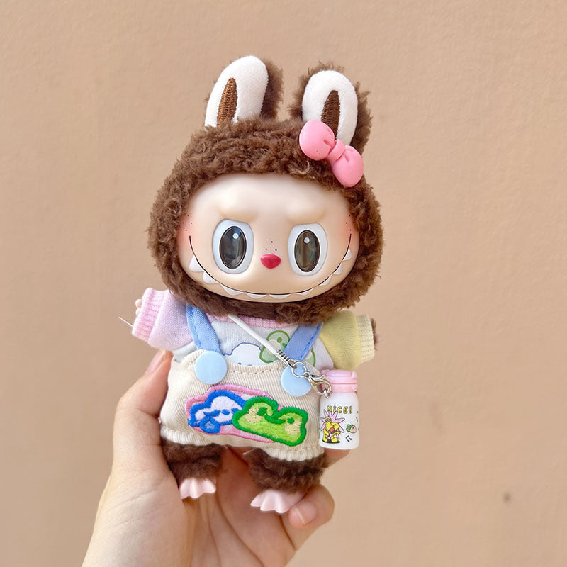 [Clothes only] 17cm pendant, rabub clothes, frog kettle set, abubu doll clothes, cute and cute.