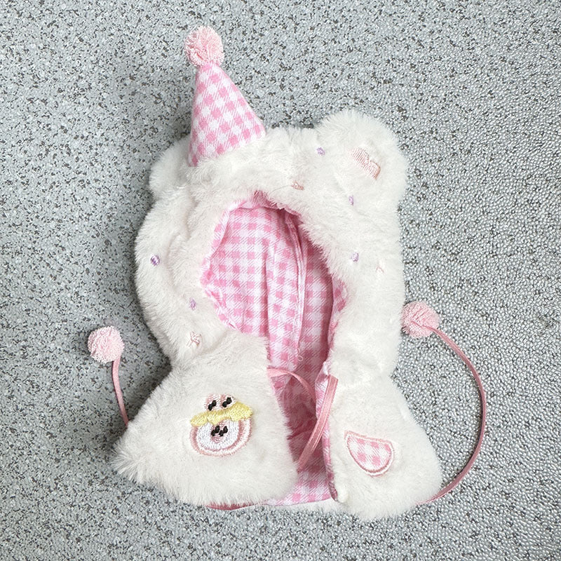 [Clothes only] 17cm Rab cloth pendant labubu keychain baby clothes couple college wind fried street sweater