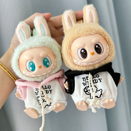 [Clothes only] 1st/2nd generation Labubu clothes pendant Labubu sitting party baby clothes deflated dog sweater