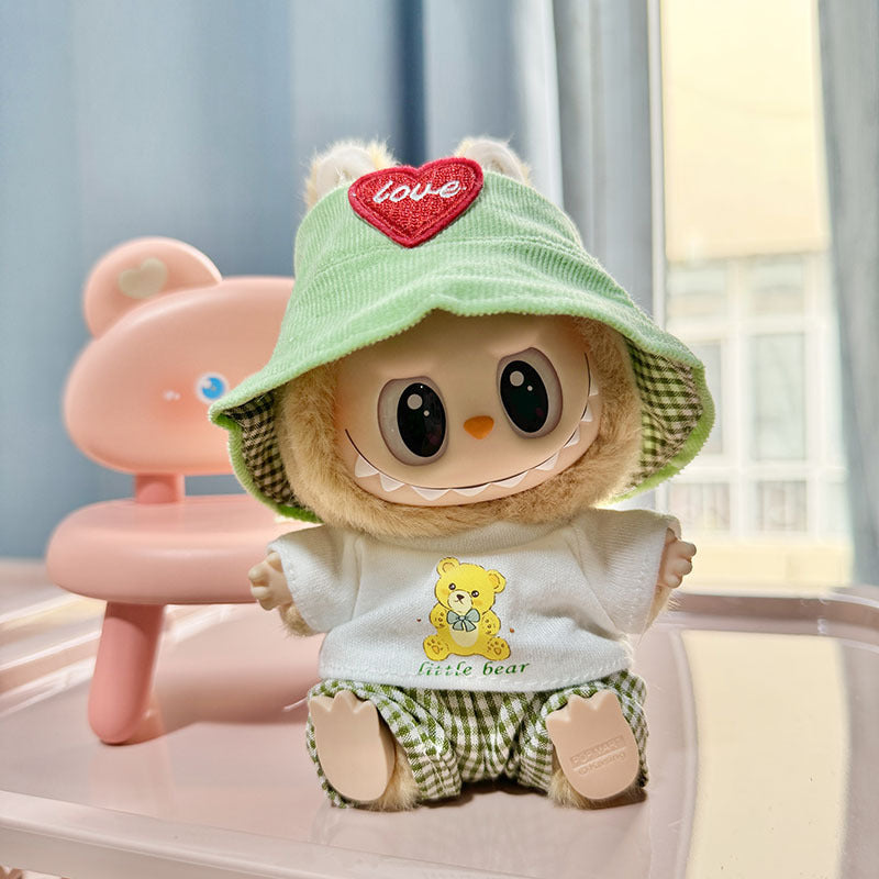 [Clothes only] 1st/2nd generation blind box Labubu clothes keychain Labubu sitting party series baby clothes cute