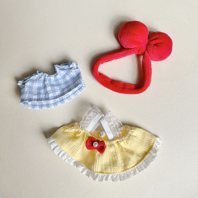 [Clothes only] The first, second and third generation keychain Labubu clothes pendant Labubu boutique Snow White suit girl