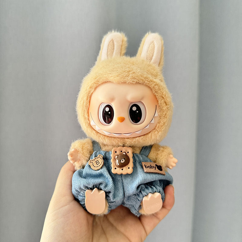 [Clothes only] First/second generation Labubu clothes pendant Labubu sitting party baby clothes skirt overalls cute