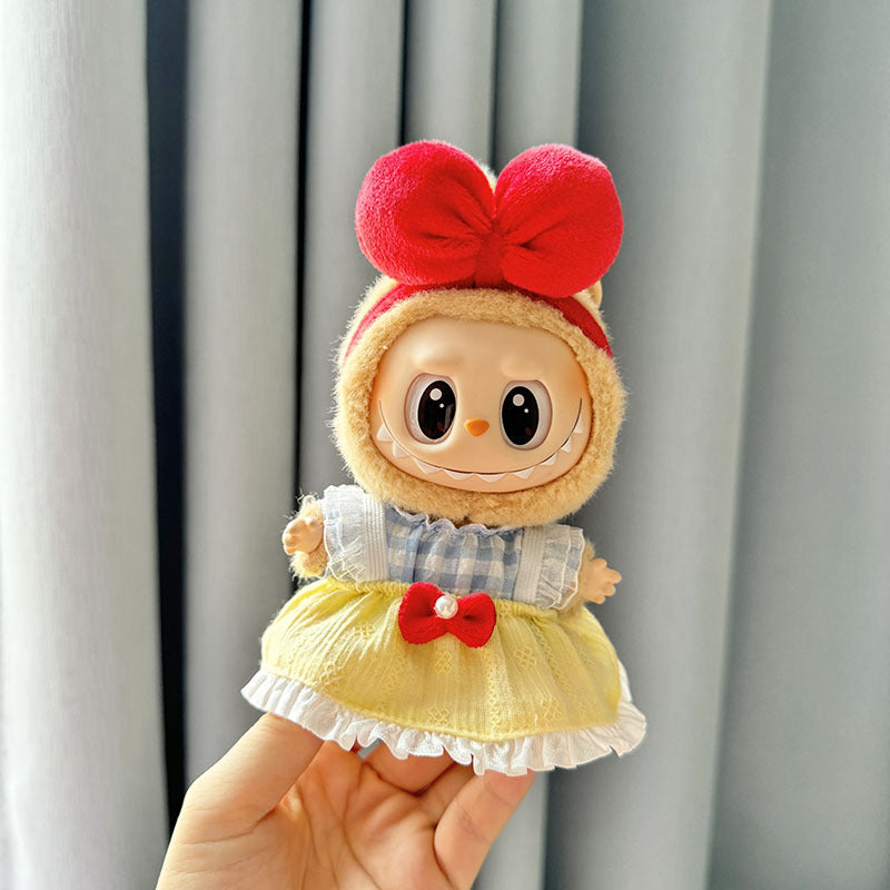 [Clothes only] The first, second and third generation keychain Labubu clothes pendant Labubu boutique Snow White suit girl