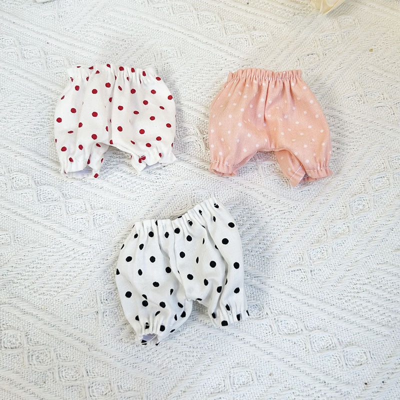 [Clothes only] 17cm pendant Rabub clothes accessories shorts Labubu doll replacement baby clothes pants DIY