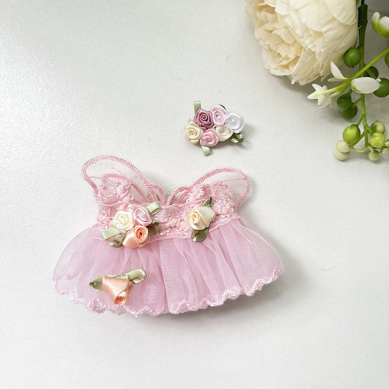 [Clothes only] Second generation blind box Labubu clothes vinyl face pendant Labubu sitting party series baby clothes cute