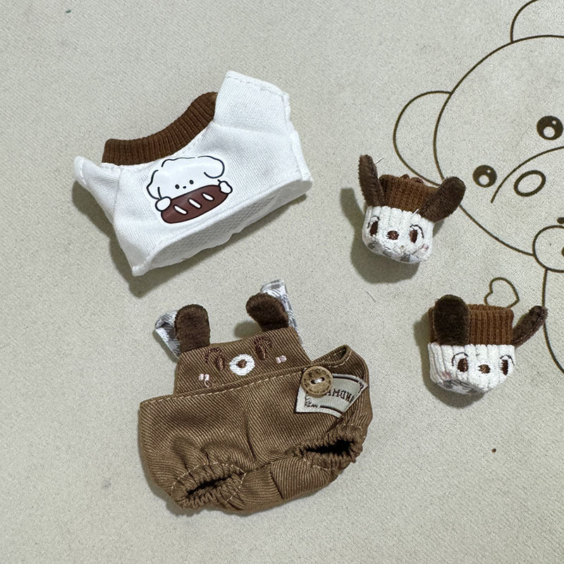 [Clothes only] First and second generation keychain Labubu clothes pendant Labubu sitting party repair dog love hat