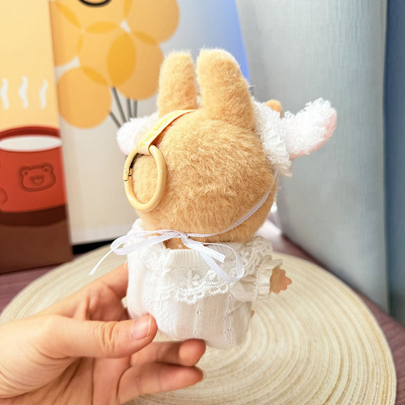 [Clothes only] First and second generation Labubu clothes pendant Labubu sitting baby clothes sweet lamb onesie set