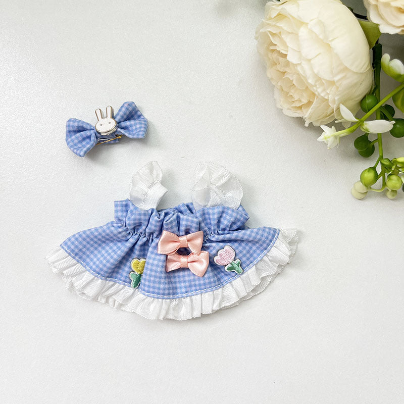 [Clothes only] Second generation blind box Labubu clothes vinyl face pendant Labubu sitting party series baby clothes cute