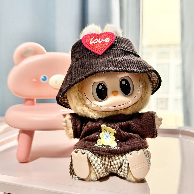 [Clothes only] 1st/2nd generation blind box Labubu clothes keychain Labubu sitting party series baby clothes cute