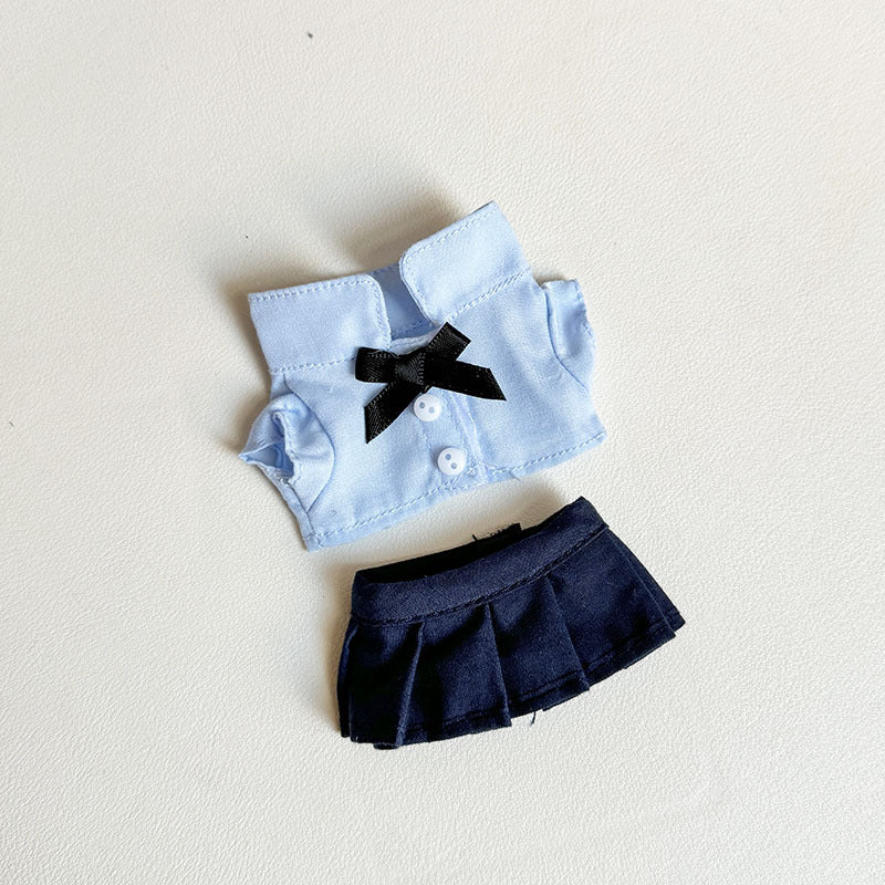[Clothes only] First and second generation keychain Labubu clothes pendant Labubu clothes pendant Thai student skirt cute