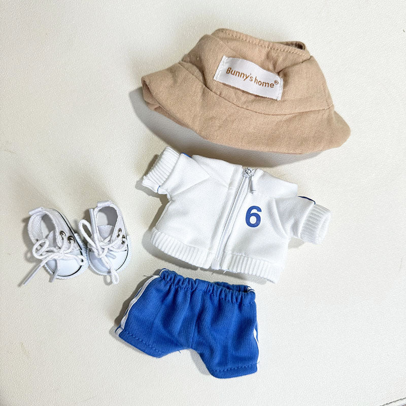 [Clothes only] First and second generation keychain Labubu clothes pendant Labubu wears No. 6 and No. 12 sweatshirt Moe