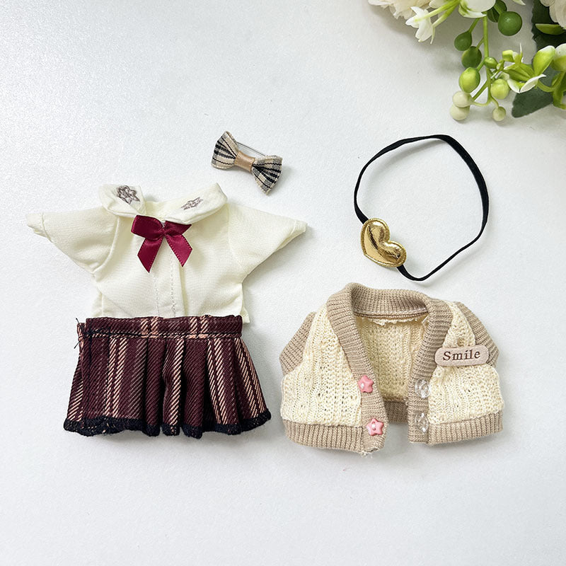 [Clothes only] Second generation blind box Labubu clothes vinyl face pendant Labubu sitting party series baby clothes cute