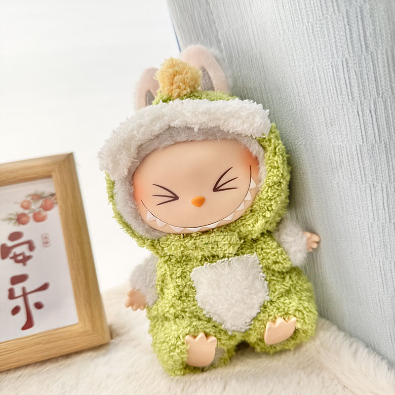 Clothes only] blind box Labubu clothes pendant Labubu baby clothes chess adventure queen baby clothes skirt cute