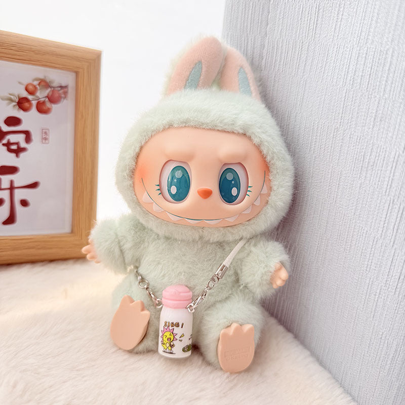 [Clothes only] The first, second and third generation keychain Labubu clothes pendant Labubu baby clothes noble small school uniform set