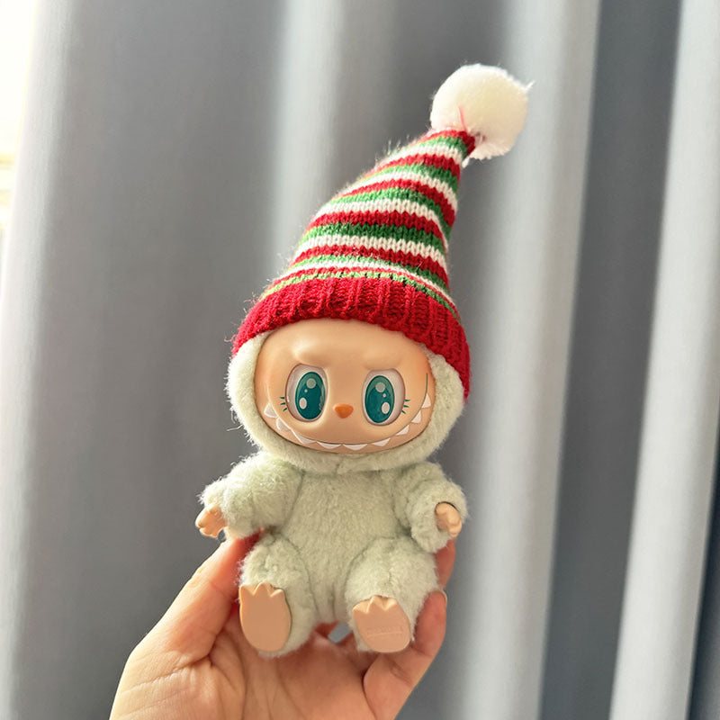 [Clothes only] The first, second and third generation keychain Labubu clothes pendant Labubu sitting party New Year sweater set