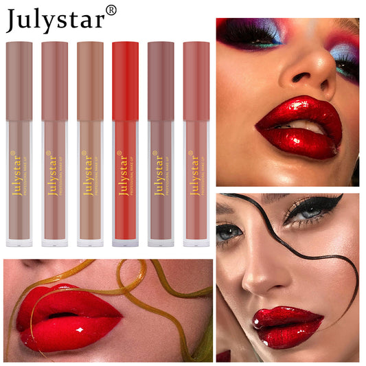 Julystar lip glaze water light mirror lasting moisturizing lip gloss cross-border wholesale does not fade European and American lip gloss