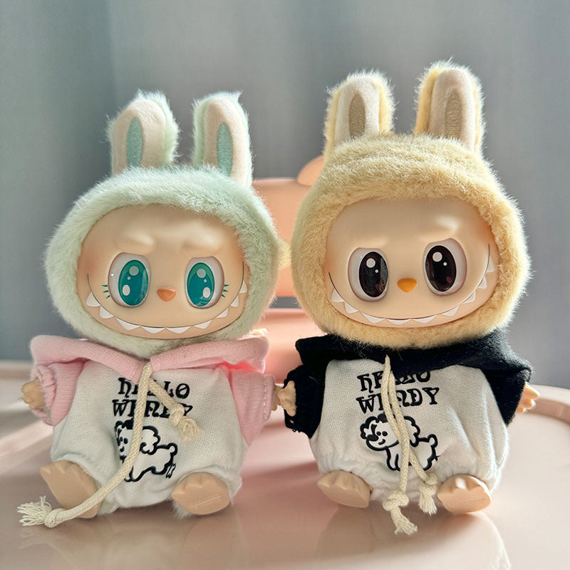 [Clothes only] 1st/2nd generation Labubu clothes pendant Labubu sitting party baby clothes deflated dog sweater
