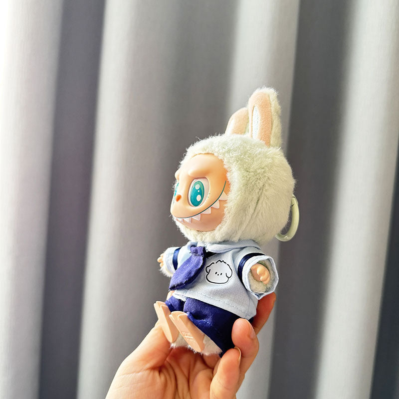 [Clothes only] First and second generation keychain Labubu clothes pendant Labubu sitting team Kaka camera cute
