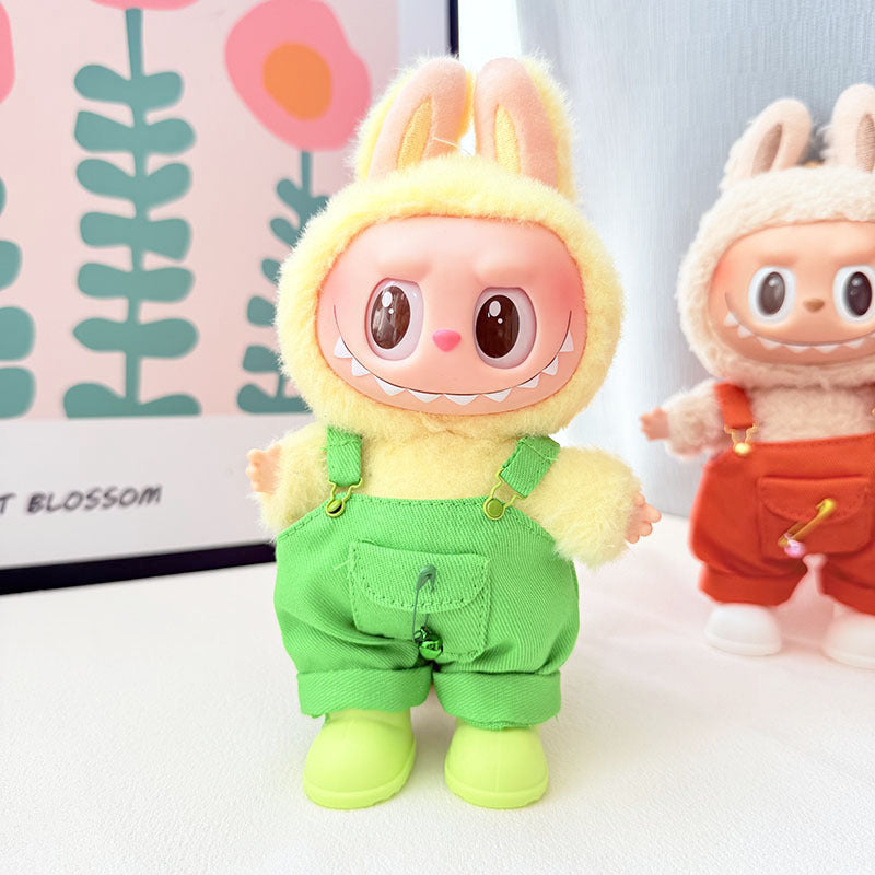 [Clothes only] First and second generation keychain Labubu clothes pendant Labubu baby clothes sunshine craftsman strap