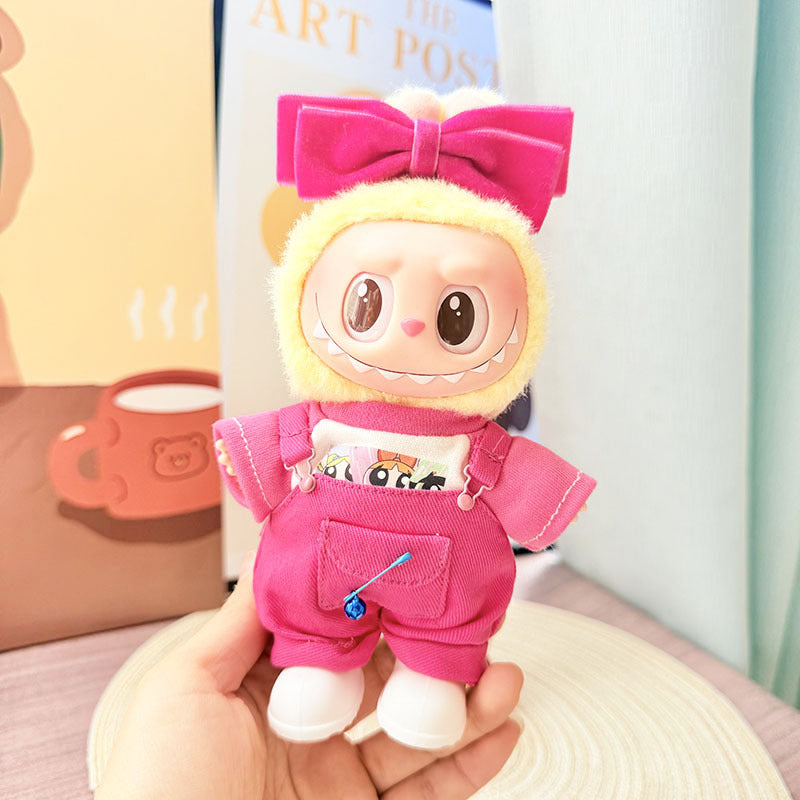 [Clothes only] First and second generation Labubu clothes pendant Labubu sitting baby clothes flying policewoman suit cute