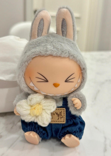 [Clothes only] 1st/2nd generation blind box Labubu clothes keychain Labubu sitting party series baby clothes cute
