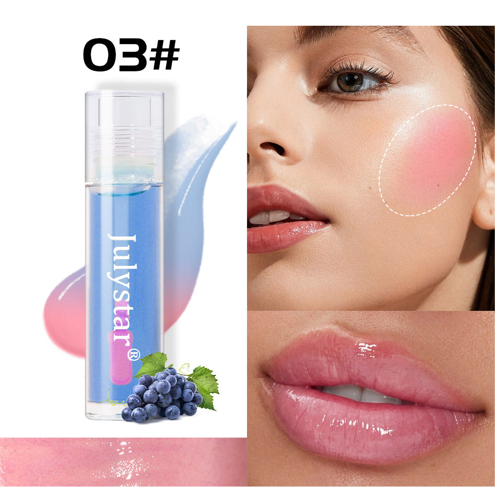 Liquid Temperature Blush Explosive Blush Liquid Natural Hydrating Lips and Cheeks Dual Purpose Color Changing Blush Blush oil