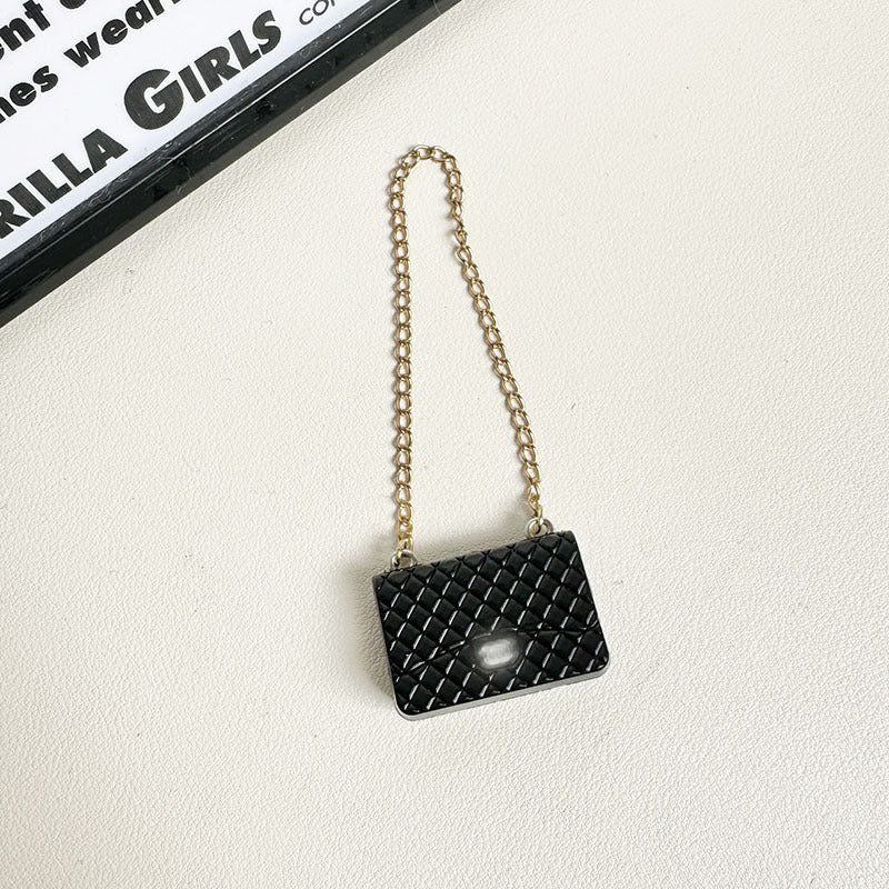 [Clothes only] One, two and three generations Labubu clothes pendant Labubu sitting party baby clothes gauze skirt black fragrant style suit