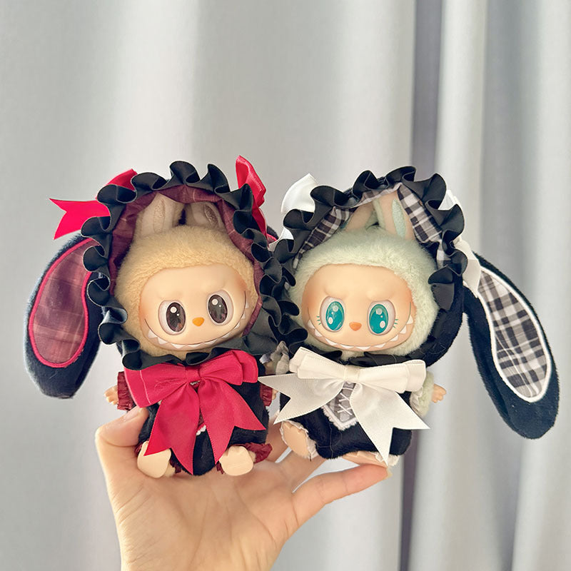 [Clothes only] First and second generation keychain Labubu clothes pendant Labubu baby clothes Rabbit Alice onesie cute