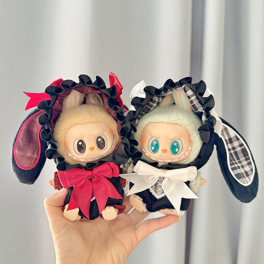 [Clothes only] First and second generation keychain Labubu clothes pendant Labubu baby clothes Rabbit Alice onesie cute
