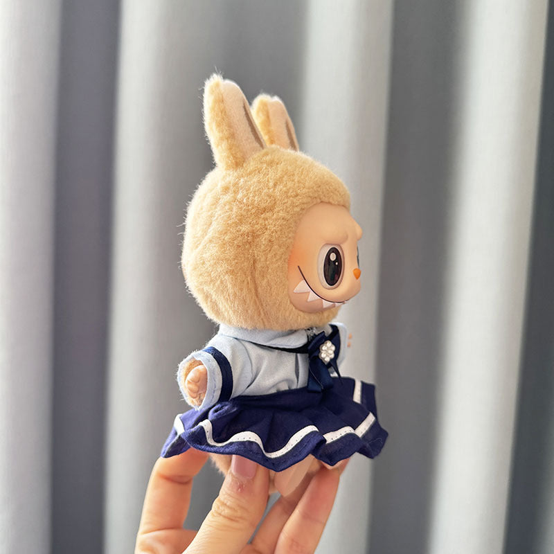 [Clothes only] First and second generation keychain Labubu clothes pendant Labubu sitting team Kaka camera cute
