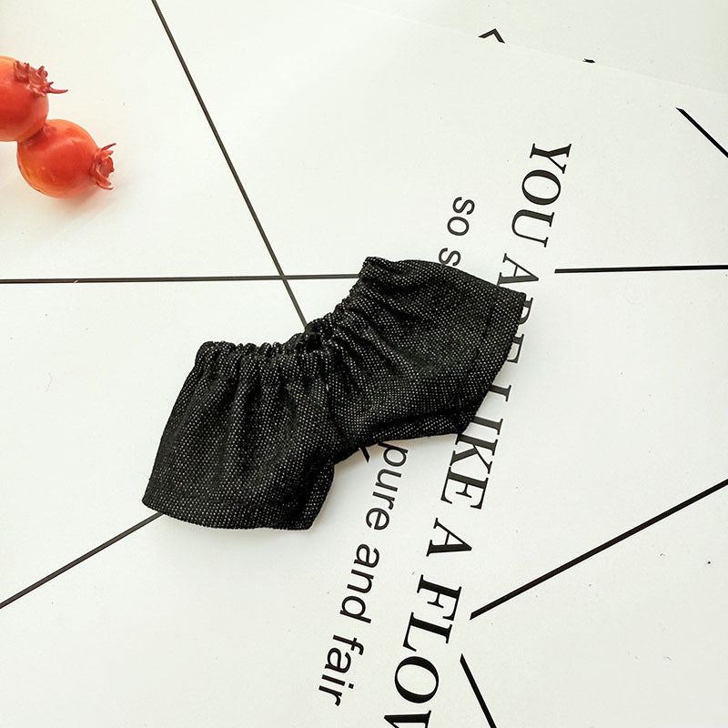 [Clothes only] 17cm pendant, rabub clothes, cat T camellia straw hat set, labubu doll clothes.
