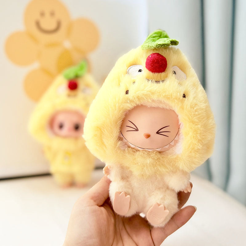 [Clothes only] First and second generation keychain Labubu clothes pendant Labubu baby clothes animal headband set cute