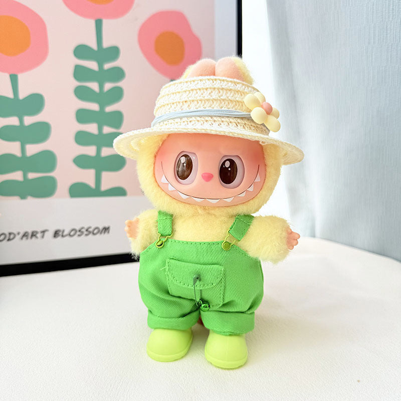 [Clothes only] First and second generation keychain Labubu clothes pendant Labubu baby clothes sunshine craftsman strap