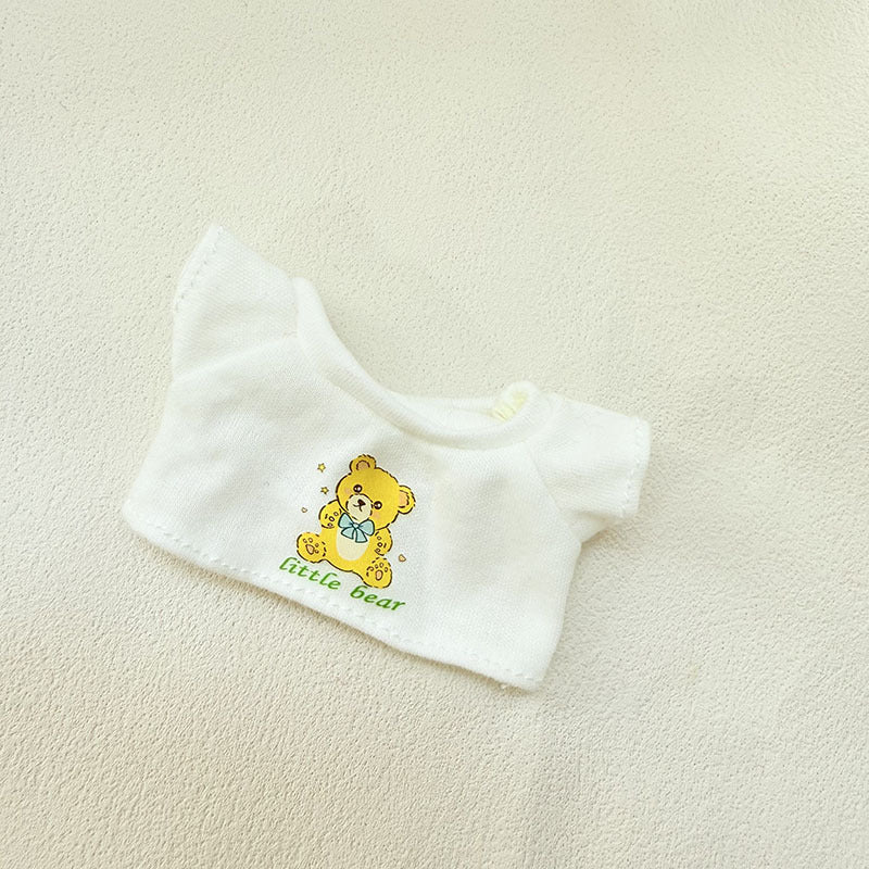 [Clothes only] First and second generation Labubu clothes pendant Labubu sitting baby clothes triangle overalls set tide