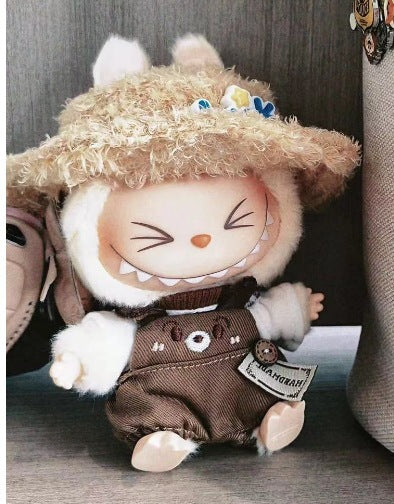 [Clothes only] Second generation blind box Labubu clothes vinyl face pendant Labubu sitting party series baby clothes cute