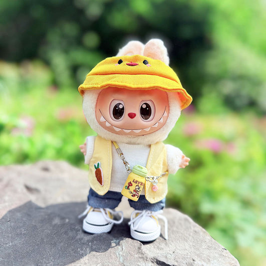 [Clothes only] First and second generation Labubu clothes pendant Labubu sitting baby clothes duck duck carrot travel cute