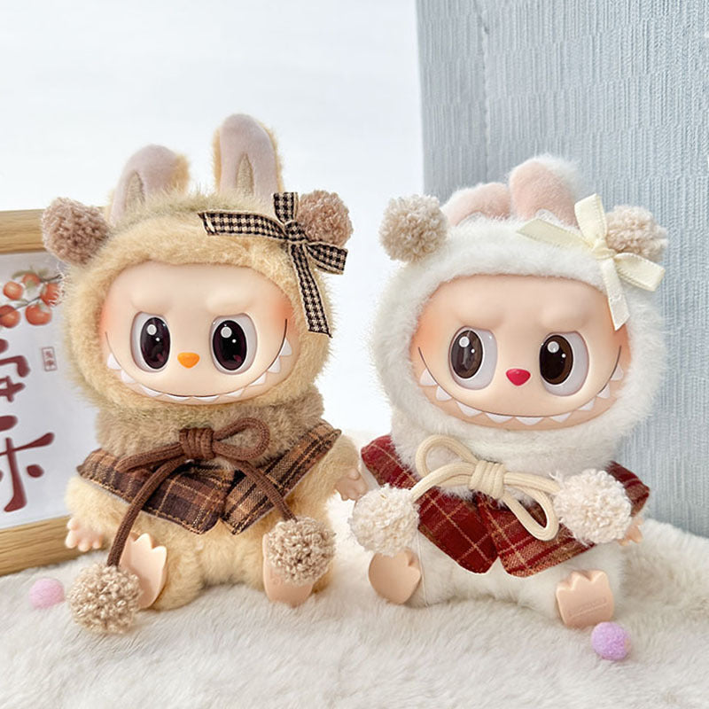[Clothes only] First and second generation Labubu clothes pendant Labubu sitting party baby clothes fragrant cape set cute