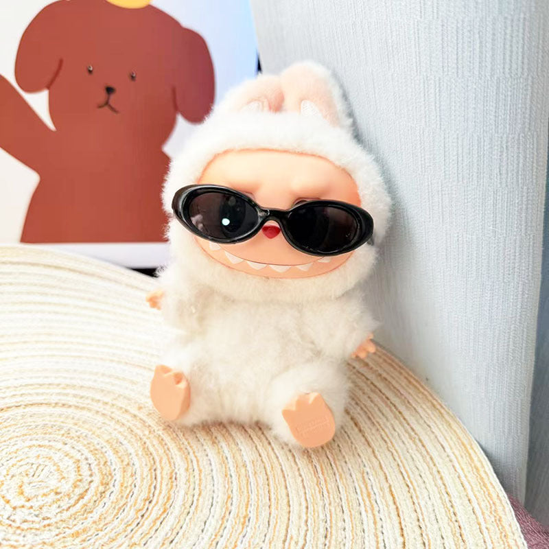[Clothes only] First and second generation keychain Labubu clothes pendant Labubu baby clothes patch bear hooded sweater cute