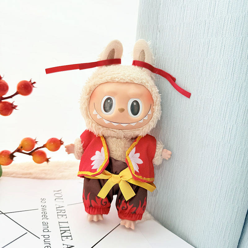 [Clothes only] First and second generation keychain Labubu clothes pendant Labubu baby clothes Nezha Qiankun circle set cute
