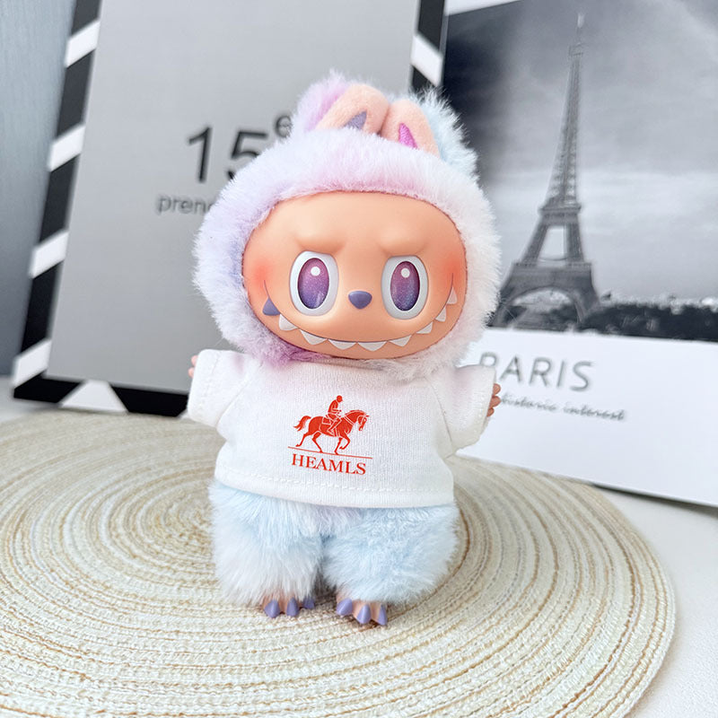 [Clothes only] First and second generation Labubu clothes pendant Labubu sitting party baby clothes trendy modern casual wear