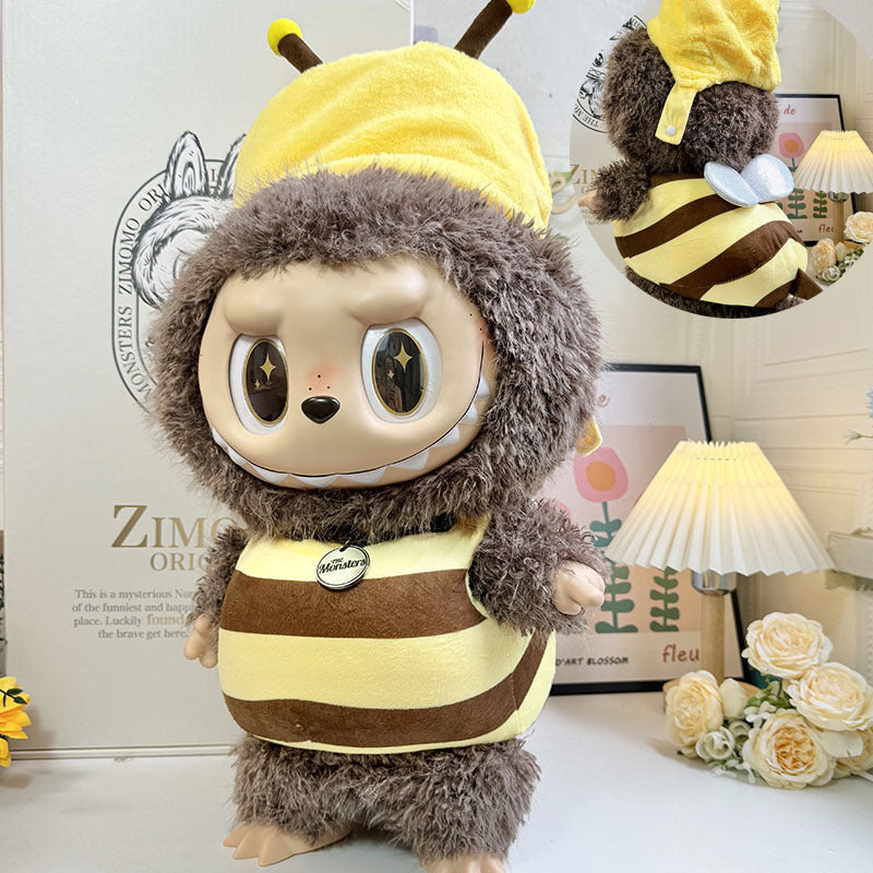 [Clothes for sale only] 58cm rabub clothes ZIMOMO baby clothes vinyl LABUBU clothes big burger backpack cute
