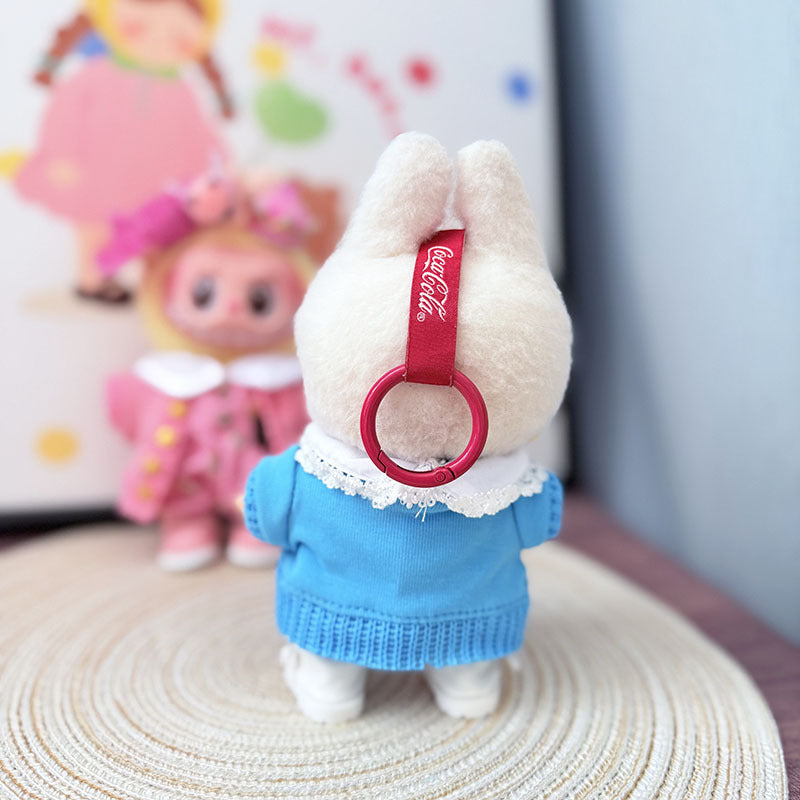 仅衣服] 一二代Labubu衣服挂件拉布布坐坐娃衣花团锦簇套装可爱女