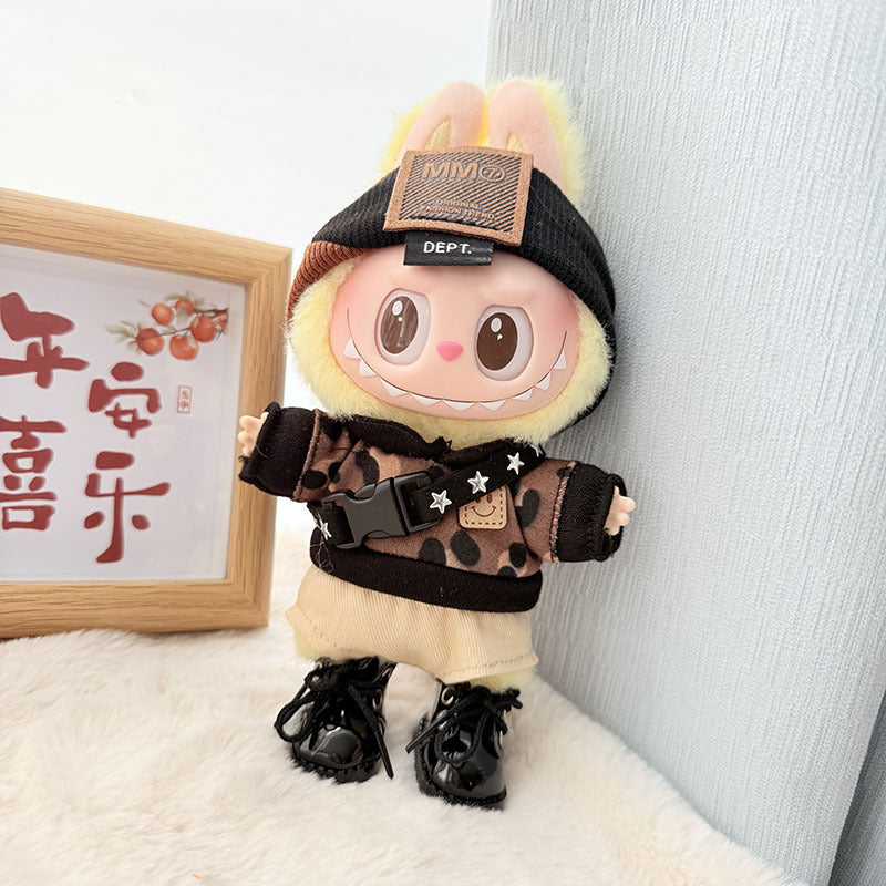 Clothes only] blind box Labubu clothes pendant Labubu baby clothes chess adventure queen casual skirt cute