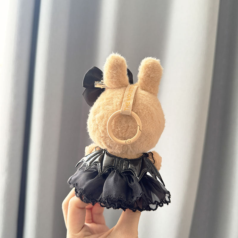 [Clothes only] First and second generation keychain Labubu clothes pendant Labubu sitting party little devil strap skirt