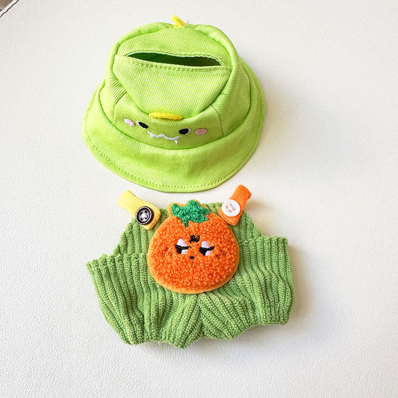 [Clothes only] First and second generation keychain Labubu clothes pendant Labubu pit strip fruit animal overalls cute